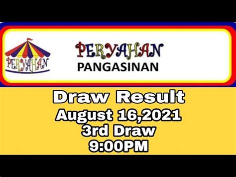 pangasinan jueteng result today|August 16,2021 Peryahan/Jueteng Pangasinan Result 3rd Draw .